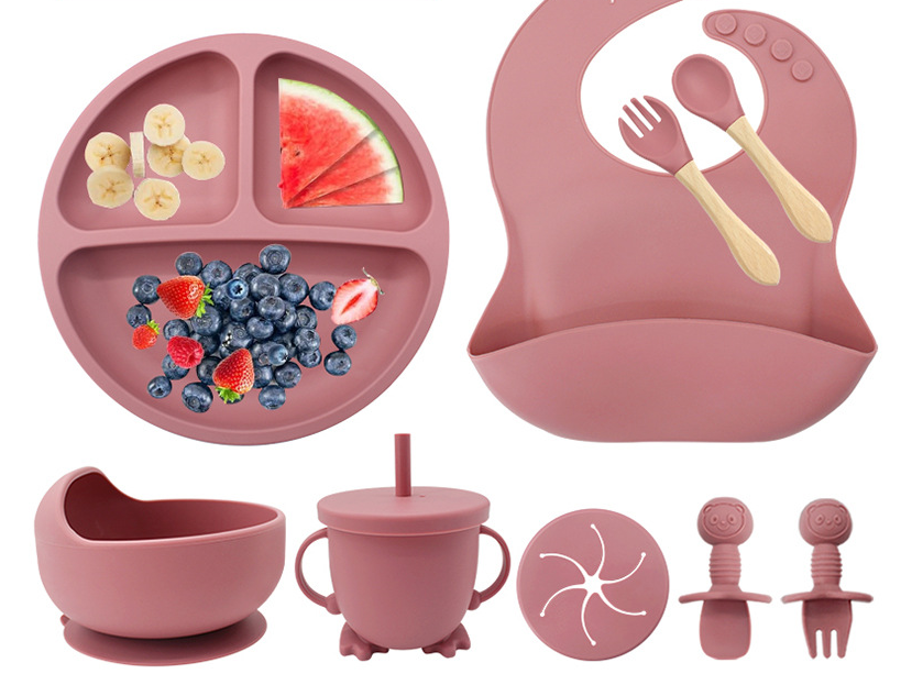plastic handle baby cutlery